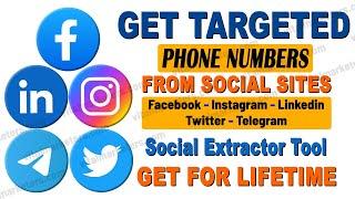 New Social Phone Extractor Download For Lifetime | Extract Phone Numbers From All Social Media