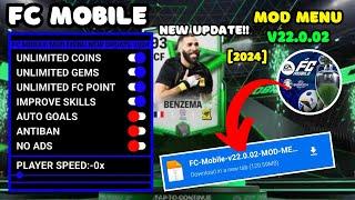 FC Mobile MOD MENU 2024 V22.0.02 DOWLOAD Link | Unlimited Gems & Coins | FC Mobile MOD Menu