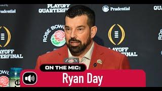 Ohio State's Ryan Day discusses Oregon rematch at Rose Bowl media day