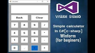 How to create calculator in C# Windows Form Application in Urdu / Hindi