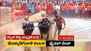 Hokkadigoli Kambala Final race 2024 | ಹೊಕ್ಕಾಡಿಗೋಳಿ ಕಂಬಳ ಫೈನಲ್ ರೇಸ್