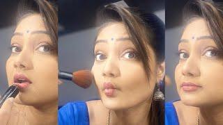 My day in Roja shooting | makeup | hairstyle | breakfast | basic makeup | Priyanka nalkari | Roja |