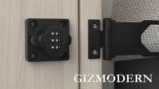 Non-Perforated Anti-Prying Security Password Lock