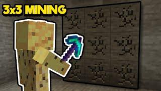 How To Make A 3x3 Pickaxe In Minecraft