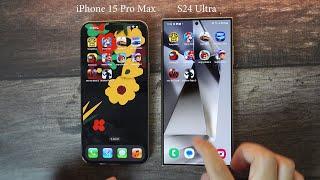 S24 Ultra Vs iPhone 15 Pro Max - Full Gaming Test