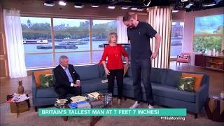 Meet Britain's Tallest Man! Paul Sturgess appears on This Morning