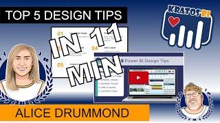Top 5 Design Tips in Power BI in 11 Minutes!!!