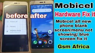 Mobicel all new phone blank screen/menu not showing/ blue screen fix it/Mobicel Hardware Repair