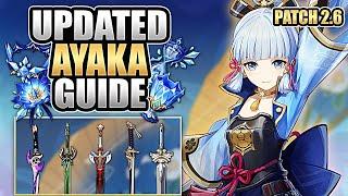 AYAKA - UPDATED COMPLETE GUIDE - Optimal Builds, Weapons, Artifacts & Teams | Genshin Impact