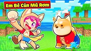 SINH TỐ TEAM BẤT NGỜ KHI HIHA BIẾN THÀNH EM BÉ CÚN SHIBA LUFFY TRONG MINECRAFT 