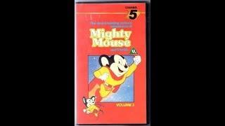 Original VHS Opening: Mighty Mouse Vol. 2 (UK Retail Tape)