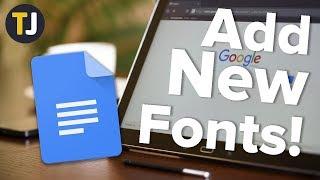 How to Install Custom Fonts in Google Docs!