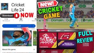 New Cricket Game Launched On Play Store | Download Link | Full Review | Cricket Life 24