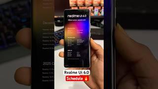 Realme Ui 6.0 Update Schedule (Android 15) 