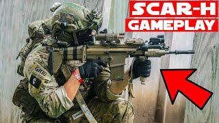 SCAR-H Airsoft Gameplay! (Recoil Shock)