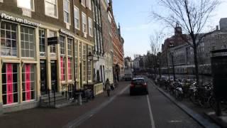 Biking around Amsterdam's Canals