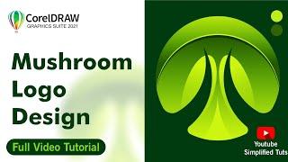 Mushroom Logo Tutorial | CorelDraw Tips & Tricks with Ashish Rastogi | Simplified Tuts