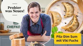 Viki macht Schwarzwälder Pilz-Dim Sum (vegetarisch) | Probier was Neues! | Chefkoch