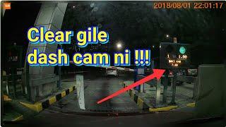 Test my Xiaomi 70Mai dash cam in highway with toll at night