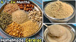 குழந்தைக்கு ஆரோக்கியமான சத்தான cerelac ரெடி  | homemade cerelac |  healthy baby foods in tamil