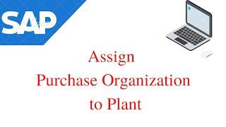 assign purchasing organization  to plant