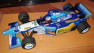 1/18 Michael Schumacher 1995 Mild Seven Benetton B195 Pacific GP - Minichamps F1 Diecast Review