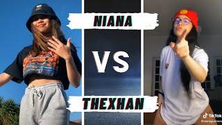 Niana Guerrero Vs Hannah Balanay (Thexhan) ~ TIKTOK Dance Battle