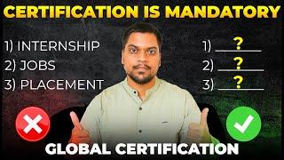 Is SAS certification mandatory to get job as fresher | Global Certification Guide | 2024