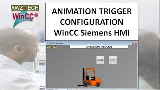 ANIMATION TRIGGER CONFIGURATION WinCC Siemens HMI