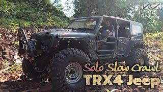 RC 1/10 Scale | TRX4 Jeep Rubicon | Solo Slow Crawl | 02042023