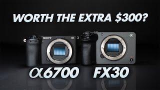 Sony a6700 vs Sony FX30 - BEST Camera for Content Creators??