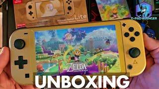 Switch Lite Hyrule Special Edition  - Unboxing / Comparisons / Review