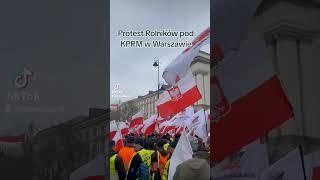 #protestyrolników  pod #KPRM w Warszawie #protesty