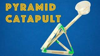 Young Engineers: Pyramid Catapult - Easy and Powerful DIY STEM Project for Kids