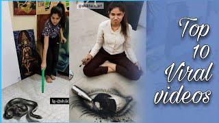 TOP 10 VIRAL VIDEO #SHORTS ||| ARTIST SHIKHA SHARMA |||  2021