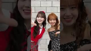 Choi Yoo-jung × Chaehyun doing 'Sunflower' challenge #kep1er #케플러 #challenge #wekimeki #choiyoojung