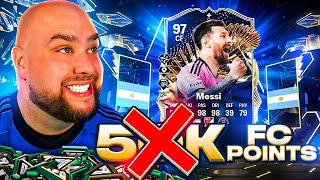 50K FC Points Doesnt Decide My Team w/ 97 TOTS MESSI!