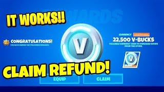 How to REFUND Fortnite Account! (FREE MONEY)