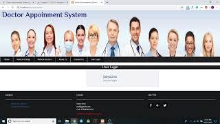 Doctor Appointment System In PHP With Source Code | Source Code & Projects