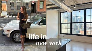 LIFE IN NEW YORK | apartment hunting in nyc, getting ready for fall, chatty get ready