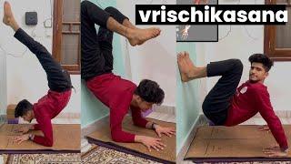 vrischikasana ~step by step ~ learn arm strength techniques