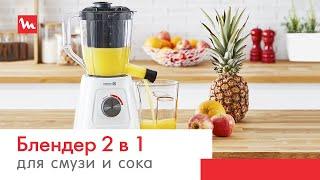 Блендер Moulinex Blendforce 2 в 1 LM42Q1 с чашей для приготовления сока