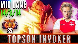 Topson  [ Invoker ]  Mid Lane Pro Gameplay  [ Patch 7.31d ]  Dota 2 Full Game