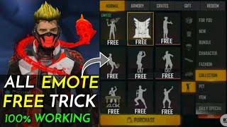 How To Get Free Emotes In Free Fire Free Emote Best Trick