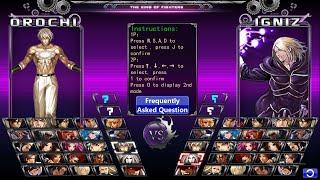 [KOF Wing EX 1.2] Boss Team vs Nest Team