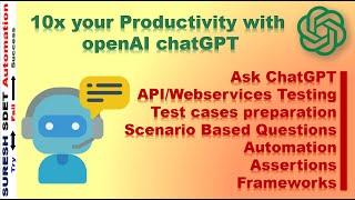 Extreme API Testing and Automation with ChatGPT | Suresh SDET Automation