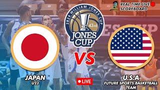 LIVE JAPAN VS USA 2024 43RD WILLAM JONES CUP 07-14-2024