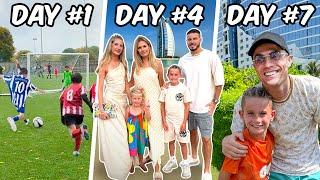 ROMAN SCORED A BANGER IN FRONT OF A PRO FOOTBALLER! *7 day family vlog*