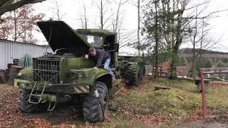 Kraz 255 First Start after 15years