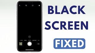 How To Fix iPhone Camera Stuck On Black Screen!